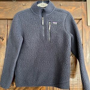 Boys XL Patagonia Fleece Navy